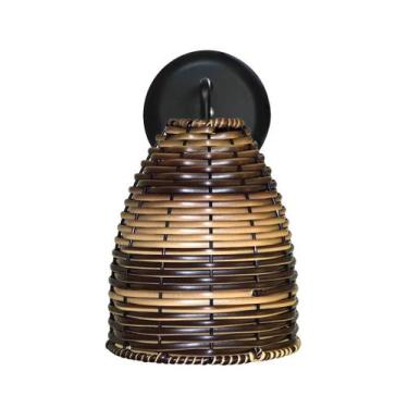 Imagem de Arandela Junco Retro Cappuccino 22x16 - Shoppingnet