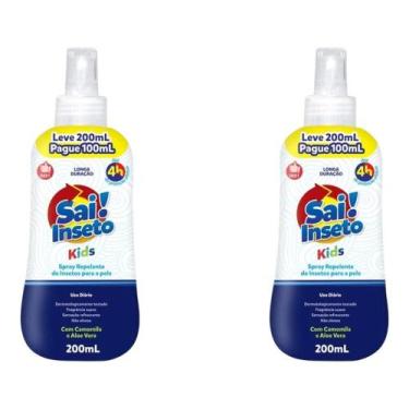 Imagem de Kit Sai! Inseto Kids Repelente Spray Com 2 Un De 200ml Cada - NUTRIEX