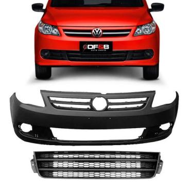 Imagem de Para-choque Dianteiro Gol Saveiro Voyage G5 + Grade S/friso - Geral