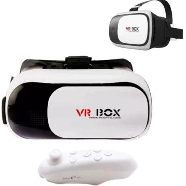 Imagem de Óculos VR Box 2.0 Realidade Virtual Jogos e Filmes Controle 3D - LIPPI