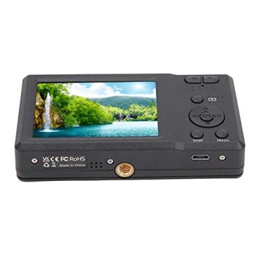 Imagem de Câmera de Foco Automático Flash Explosão Preto Câmera Digital de Foco Automático de Alta Resolução 2.7 Polegada 56mp 4k 20x para Crianças Viagens (preto)