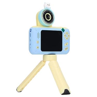 Imagem de Câmera Digital Infantil, Câmera Selfie Portátil 1080P para Crianças, Tela IPS de 2,4 Polegadas, Lente Giratória de 180° Com Cartão de Memória de 32 GB para Fotografia (32g)
