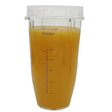 Imagem de Copo de substituição de 680 g, compatível com nutri ninja pro série: BL450 30/BL 456 30/BL455 30/BL451 30compatível com e liquidificador Ninja Duo Auto IQ BL640 30/BL641 30/BL642 30/BL680 30/BL680