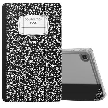 Imagem de MoKo Capa compatível com Samsung Galaxy Tab A7 Lite 22.1 cm 2021 (SM-T225/T220/T227), capa inteligente fina e leve com três dobras com revestimento traseiro fosco translúcido macio para Galaxy Tab A7