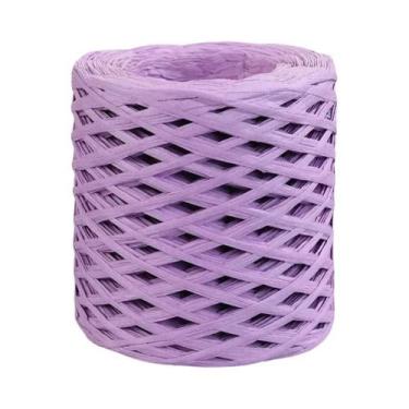 Imagem de Fio de Ráfia Natural 200m - Para Tricô, Crochê e Artesanato (Verão 202