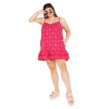 Imagem de City Chic Vestido sorvete rosa Myah Plus Size, Sorvete rosa, 58