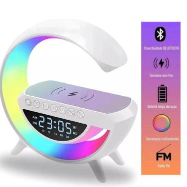 Imagem de Caixa de Som Smart Compacta com Luminária LED e Indução Rápida - LIPPI