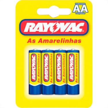 Imagem de Pilha Rayovac Amarela Pequena C/4