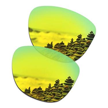 Imagem de SmartVLT Lentes de substituição masculinas ouro 24K para óculos de sol Oakley Frogskins Asian Fit (AF) OO9245