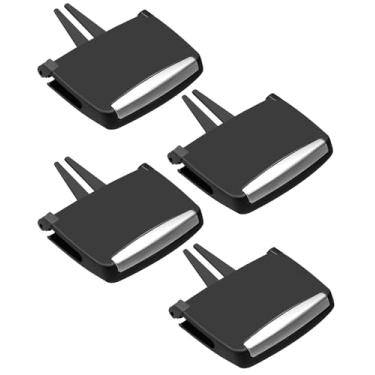 Imagem de Kit de clipe de saída de ventilação de ar condicionado adequado para Volvo XC90 2014-2023, painel frontal lateral CA saída de ar substituição clipe de substituição 31366914, 4 peças