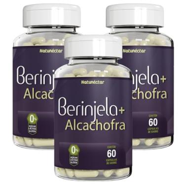 Imagem de Kit Combo 3 Berinjela com Alcachofra 180 Cápsulas Natunéctar