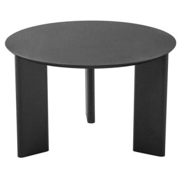 Imagem de Mesa de Centro Redonda Orgânica Chanfrada Artesano 60 cm (Larg) MDP Ne