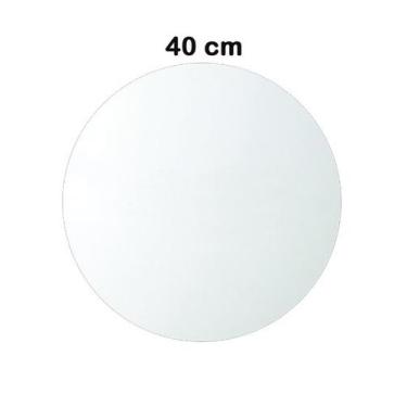 Imagem de Tábua branca redonda 40cm algo mais