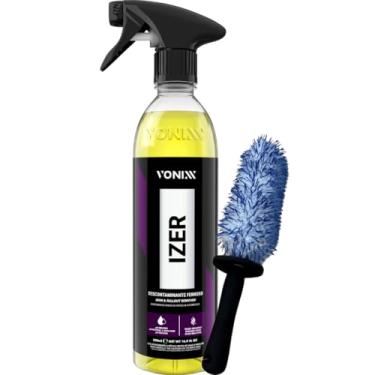 Imagem de Descontaminante Ferroso Izer 500ml + Escova De Microfibra Para Furo De Rodas Vonixx