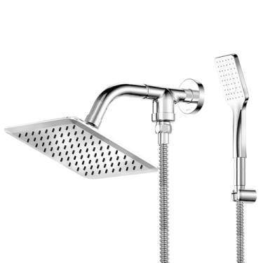 Imagem de Docol Ducha Quadrada de Parede Cromada DocolSlim Com Chuveirinho