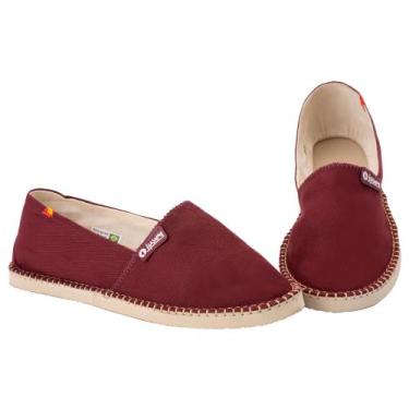 Imagem de Sapatilha alpargatas espadrillhe origine haway, Bordô, 35