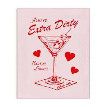 Imagem de Stupell Industries Always Extra Dirty Martini Canvas Wall Art Design by House of Lulu, 40 x 50 cm