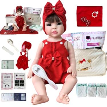 Imagem de Boneca Bebê Reborn Original Enxoval Completo + Bolsa Maternidade