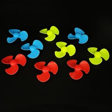 Imagem de 30PCS Model Boat Motor Propellers 2mm Shaft Propellers with 3-Blades Fan Shape Propellers for Motor RC Boat Ship RC Airplane DIY Model Toy Parts (Mix Color1)