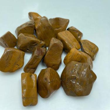 Imagem de Jasper amarelo bruto pacote com 1Kg - qualidade A - PEDRA MAGICA