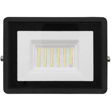 Imagem de Refletor LED Slim Holofote 50W IP66 Iluminação Externa Branco Frio Bivolt