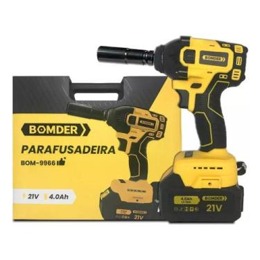 Imagem de Furadeira E Parafusadeira Chave Impacto/bateria 21v - NoBrand