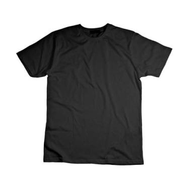 Imagem de Camiseta para Sublimação 100% Poliéster Preta - P X0 - TUDOPRAFOTO