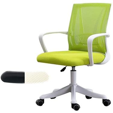 Imagem de Cadeira de escritório confortável de malha ajustável almofada de látex embutida cadeira de mesa de computador com apoio lombar cadeira de conselho executivo para escritório sala de reuniões moldura