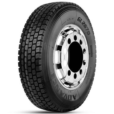 Imagem de Kit 2 Pneu Aro 22.5 295/80R22.5 Advance 152/148M tl GL267D