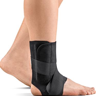 Imagem de Estabilizador Tornozeleira Média Fraturas no Calcanhar Ortopédica com Talas Laterais Hidrolight