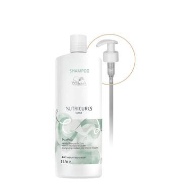 Imagem de Kit Wella Professionals Nutricurls Micelar Shampoo Válvula Pump (2 produtos)