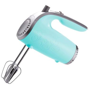 Imagem de Batedeira de Mão com 5 Velocidades e Acessórios de Aço Inox, 150W, 110v, BRENTWOOD HM 48BL, Azul