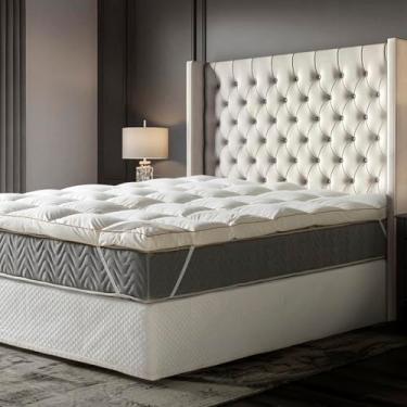 Imagem de Plumasul Pillow Top 100% Plumas de Ganso King 193x203x7cm