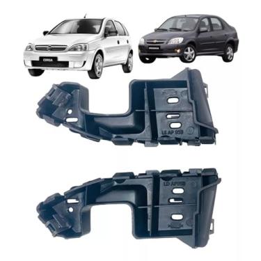 Imagem de Par Guia Parachoque Dianteiro Celta 2006 2007 2008 2009 2010 2011 2012 2013 2014 2015 2016