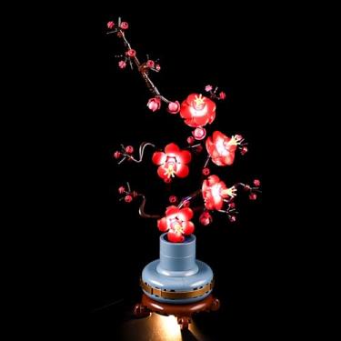 Imagem de GEAMENT LED Light Kit Compatible with Lego Plum Blossom Building Blocks Model - Lighting Set for Botanical Collection 10369 (Model Set Not Included)