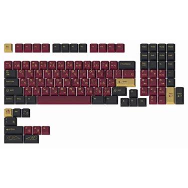 Imagem de Drop + Conjunto de teclado Samurai Redsuns GMK vermelho para teclados de tamanho completo - Compatível com interruptores Cherry MX e cllones (Kit de 113 teclas 1800)