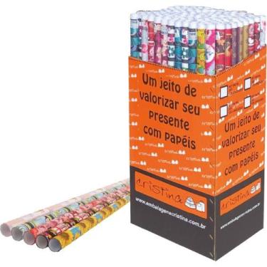 Imagem de Papel Presente KIT 208 48X66CM Caixa com 240 Folhas - Cristina