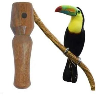 Imagem de Apito Pio De Madeira Tucano 37 Profissional Apito Tucano