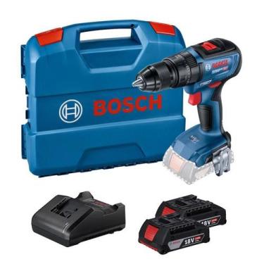 Imagem de Parafusadeira Furadeira Impacto Bosch GSB 18V-50 18V Brushless 2 bater