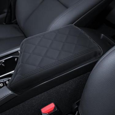 Imagem de LANTU Capa de apoio de braço para acessórios Volvo XC90 2018-2023 2024 Console central protetor de almofada de tampa do meio para descanso de cotovelo de carro