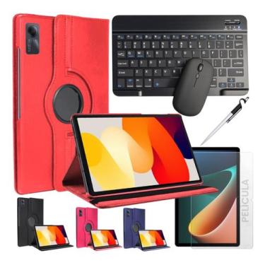 Imagem de Capa Teclado Tablet Para Redmi Pad Se 11 + Kit Completo - NoBrand, Ver
