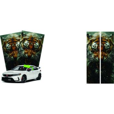 Imagem de Adesivo Personalizado Para Coluna Porta Carro Decorativo 265 - Resitan