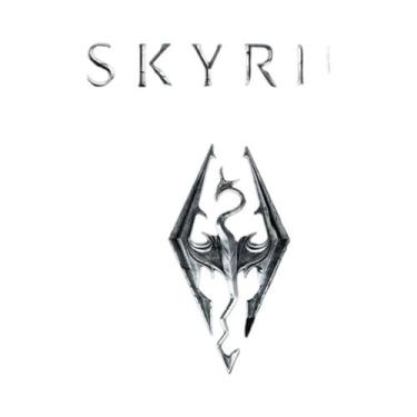 Imagem de Retro Skyrim Elder Scrolls V Canvas Poster Videogame Arte De Parede Sa