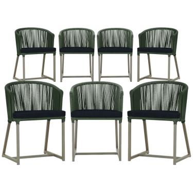 Imagem de 6 Cadeiras de Jantar Área Noronha em Alumínio