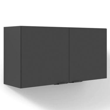 Imagem de Armário Línea Com 2 Portas 1 Prateleira Bartira Grafite