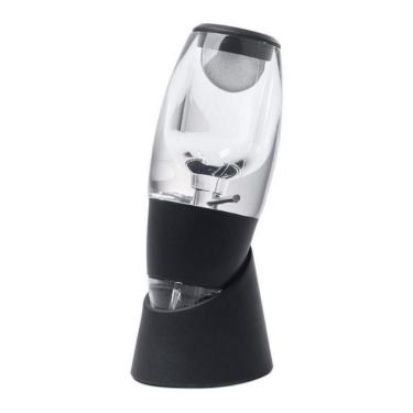 Imagem de Aerador Para Vinho Brinox 2425/102 Com Base Em Acrílico Preto Com Transparente