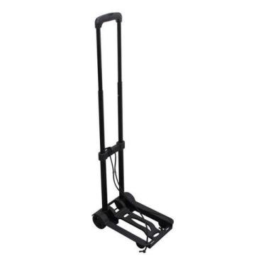 Imagem de Carrinho De Carga Plataforma Dobravel 40kg Globalmix Gt081 Preto, PRET