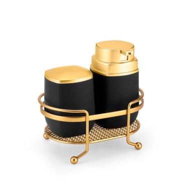 Imagem de Bandeja Oval 19x12 Dourado Fosco