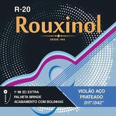 Imagem de Corda Para Violão Aço Inox Com Bolinha Rouxinol