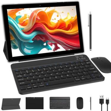 Imagem de Tablet ATOZEE 10.1 Android 14 8GB RAM 64GB ROM com teclado preto